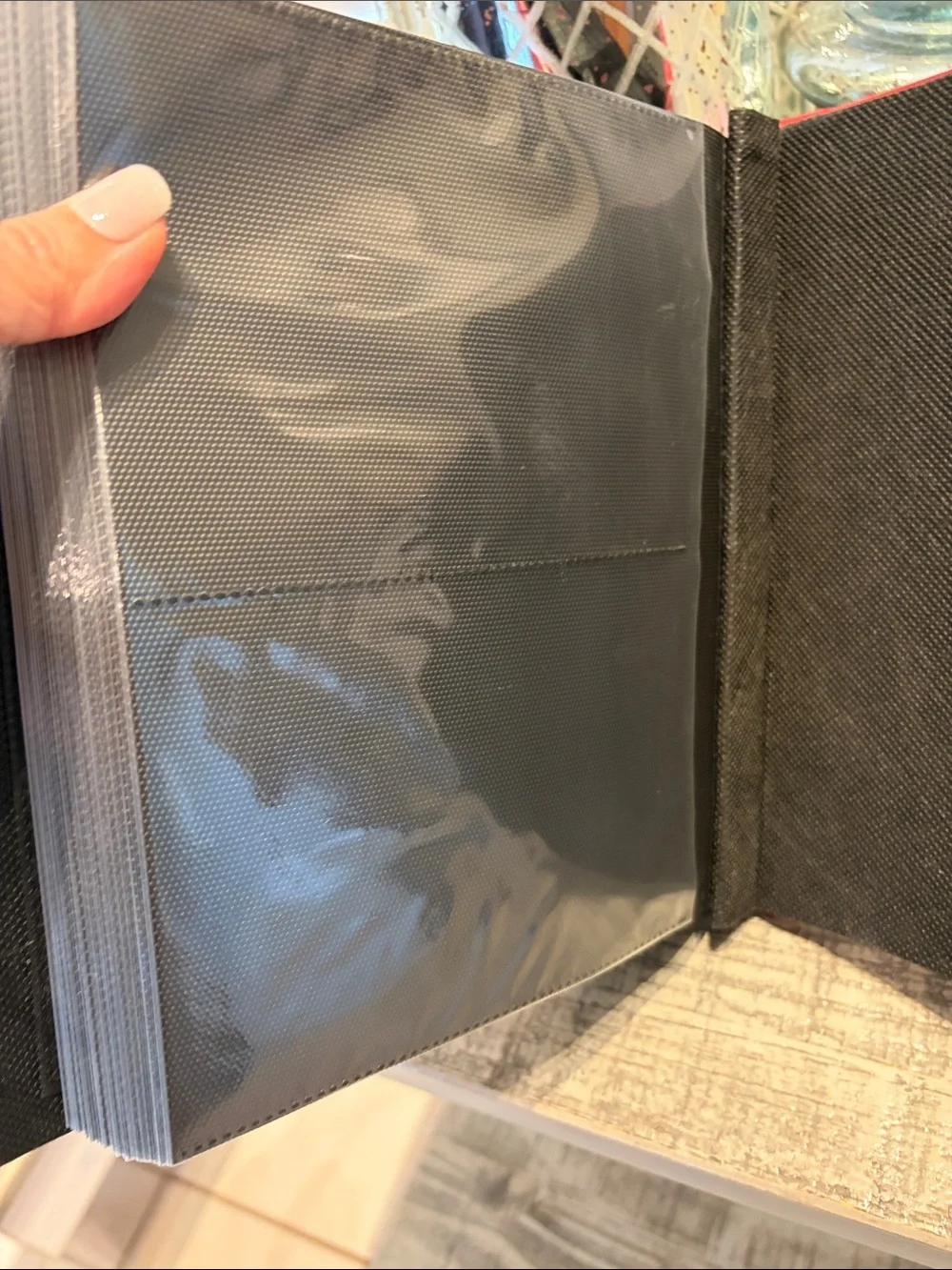 ELSA Red Photo Album with White Heart Accents